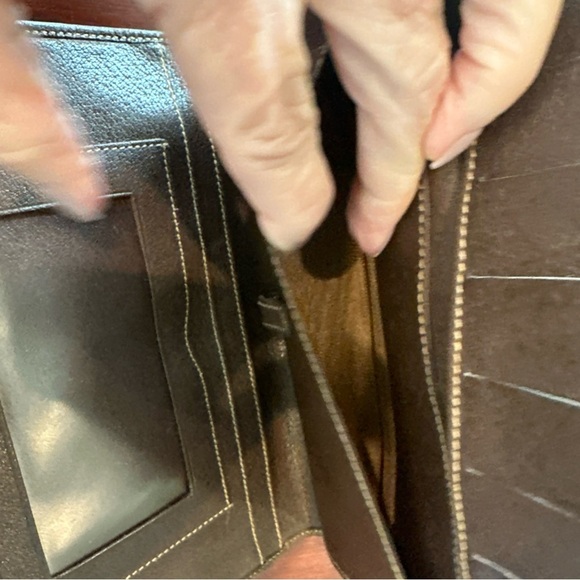 Rare 1970s Vintage GUCCI Trifold Brown Monogram Wallet EUC - Picture 5 of 12